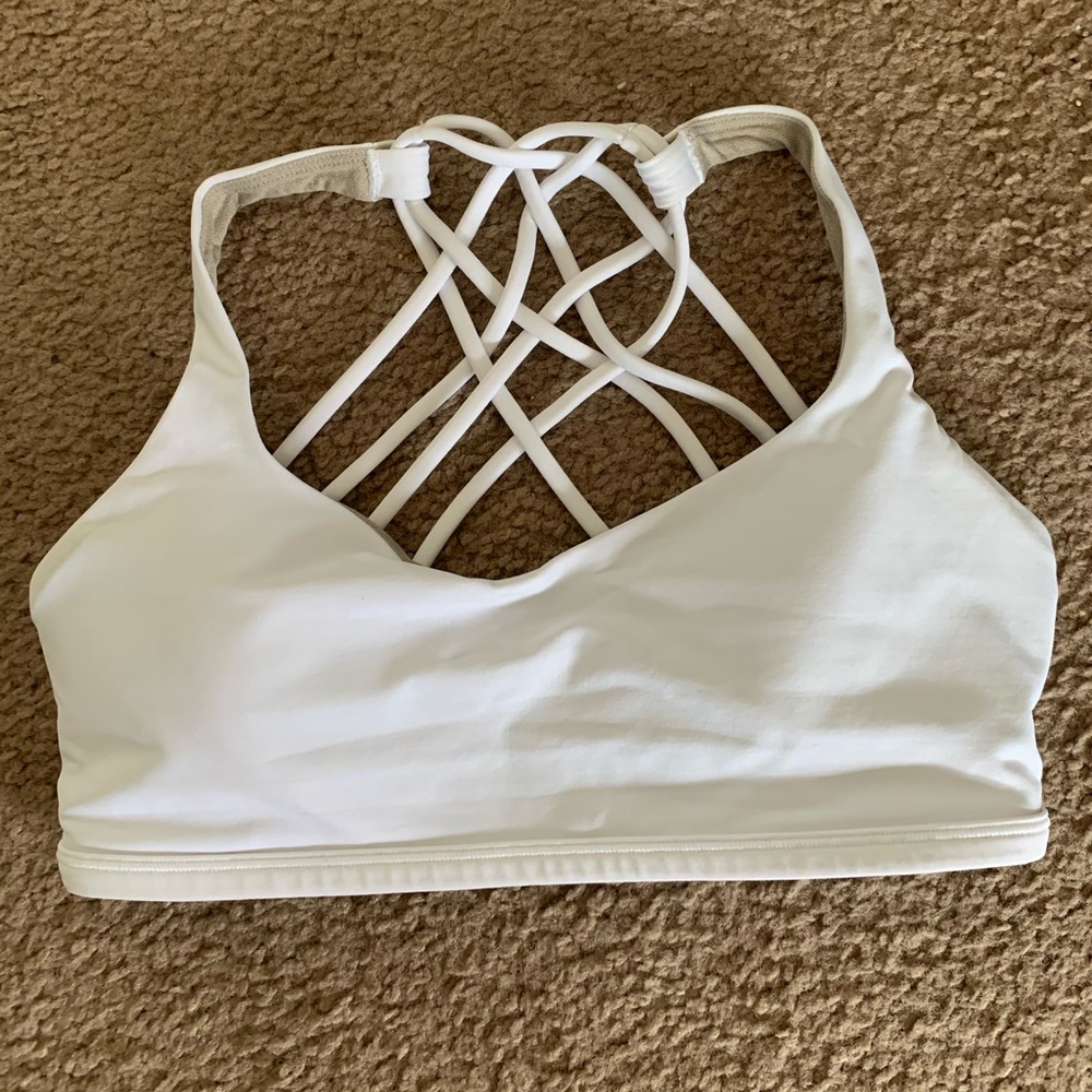 White Lululemon Sports Bra